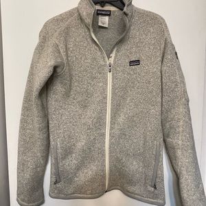 Gray Patagonia better sweater jacket